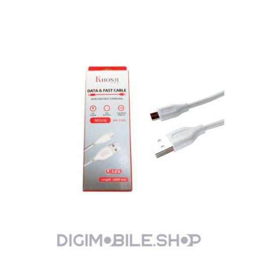خرید کابل تبدیل USB به MicroUSB خنجی مدل KH-C103 در فروشگاه دیجی موبایل