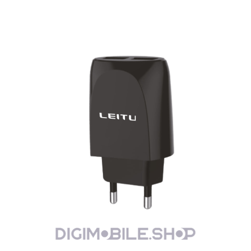 خرید شارژر دیواری لیتو مدل LEITU LH-19 به همراه کابل تبدیل MICROUSB در فروشگاه دیجی موبایل
