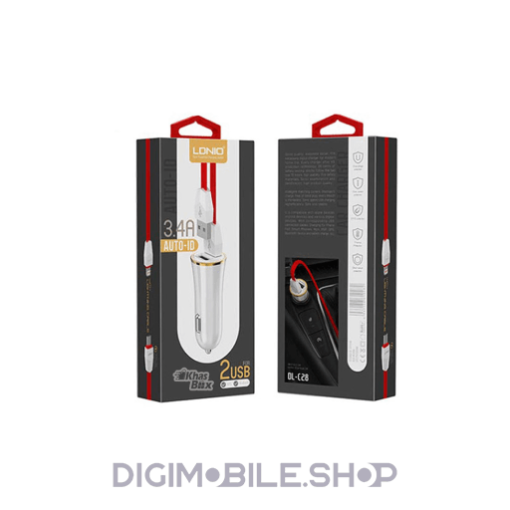 خرید شارژر فندکی مدل LDNIO DL-C28 (3.4A) در فروشگاه دیجی موبایل