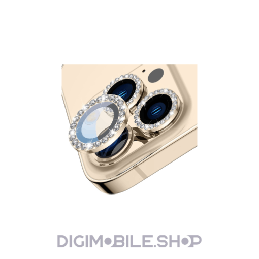خرید محافظ لنز دوربین مدل رینگی نگین دار موبایل اپل iPhone 14 Pro / 14 Pro Max در فروشگاه دیجی موبایل