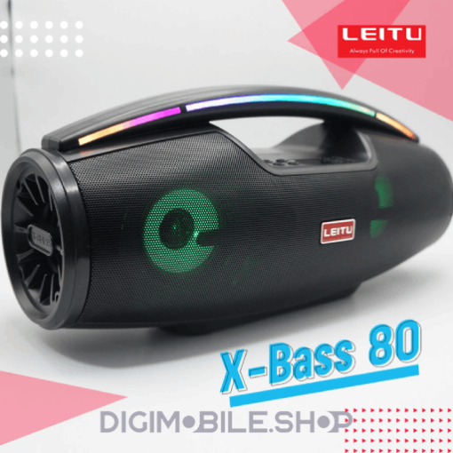 بهترین اسپیکر بلوتوثی قابل حمل لیتو مدل X-BASS 80 در فروشگاه دیجی موبایل
