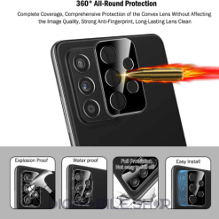 محافظ لنز دوربین گلستیک مدل FLZ-GT مناسب برای گوشی موبایل سامسونگ Galaxy A52 / A52s 5G در فروشگاه دیجی موبایل
