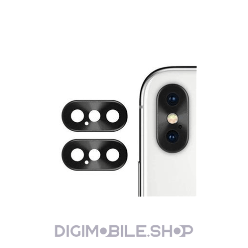 محافظ لنز دوربین توتو گوشی موبایل اپل iPhone X/XS/XS Max بسته 2 عددی مدل AB-013 در فروشگاه دیجی موبایل