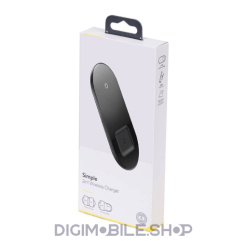 مشخصات شارژر بی سیم باسئوس مدل WXJK-A01 Simple 2 in 1 به همراه کابل تبدیل USB-C در فروشگاه دیجی موبایل